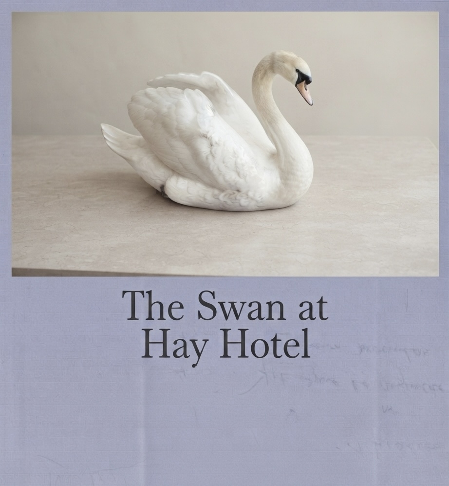 Porcelain swan at The Swan at Hay Hotel